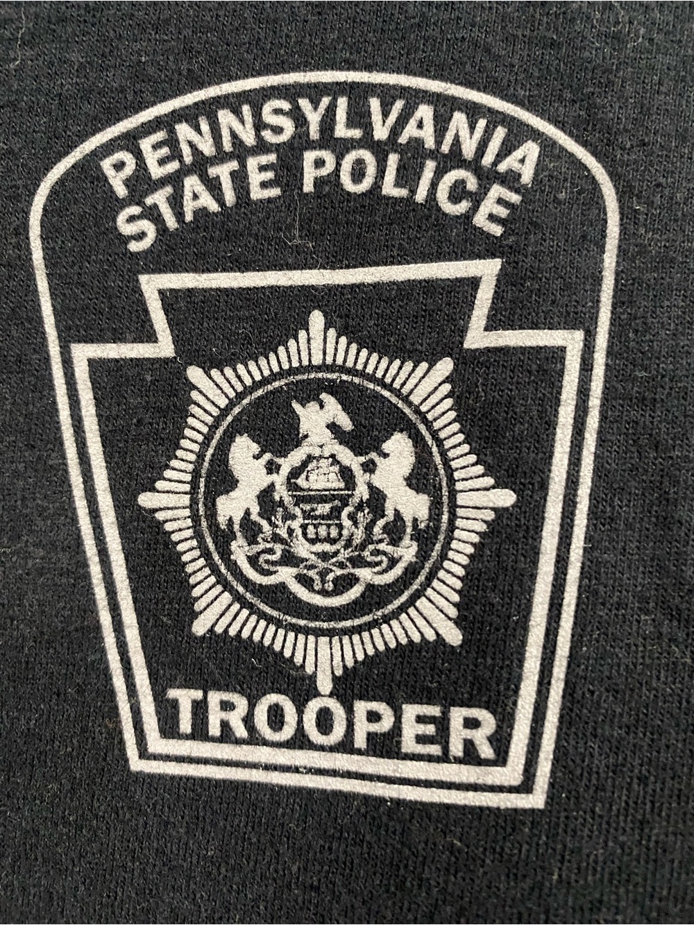 Pennsylvania State Police Trooper Class 155 Gilden T-Shirt Size Large Black - Picture 2 of 5